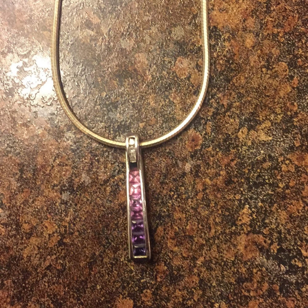 Ombre Pendant Necklace